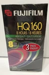 Fuji Vhs High Quality 160 8 Hours Blank Video Cassette Tapes 3 Pack Sealed. Fixed Price $22.41.