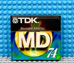 Tdk Mdxg 74 Vs. Ii Blank Mini Disc (1) (sealed). Fixed Price $17.99.
