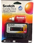 Scotch Head Cleaner Kit Cassette Tape Solution. Fixed Price $9.99.