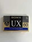 Sony Ux 60 1992 Usa Type Ii Cassette Tape (1) (sealed). Fixed Price $26.99.