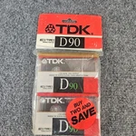 Tdk D90 Dynamic Cassette Tapes 2-PACK Sealed Normal Bias Type Minute D-90U2. Fixed Price $12.34.