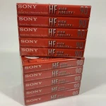 Sony 90 Minute Blank Audio Cassette Tapes High Fidelity Nos New Two 5 Packs. Fixed Price $13.26.