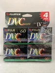 Fujifilm DVM60 Digital Video Cassette DVC60 Lot Of 4 Nib. 90 Min Lp Mode. Fixed Price $12.00.