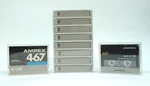 (ax) Ampex 467 R-120 Dat Digital Audio Tape Cassettes LOT/10 Used Only Once. Fixed Price $77.77.