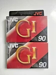 Jvc Gi 90 Audio Cassette Tape Normal Position -2 Brand New Sealed Blank Japan. Fixed Price $12.99.