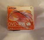*sealed Worn* Tdk Camcorder Mini Dvd-rw 2X/1X 30 Min. 1.4GB Single Sided 5 Pack. Fixed Price $28.00.