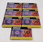 New Lot Of 7 Digitech 90 Minute Audio Pink Colored Cassette Tapes Normal Bias. Fixed Price $24.98.