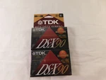 2-PACK Tdk Ds-x 90 Blank Audio Cassette Normal Type 1 High Output! New. Fixed Price $14.99.