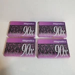 Lot Of 4 Blank Cassette Tapes Magnetics 90X High Speed Dubbing IEC1 Normal New. Fixed Price $10.99.