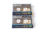 Denon HD6 100 Blank Audio Cassette Tape Type Ii 2 High Position, Lot Of Sealed. Fixed Price $39.99.