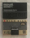 Maxell C30 Cassette Communicator Series & Xl Ii High Bias 90 Lot (2) Brand New!. Fixed Price $7.26.