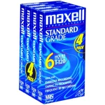 Maxell STD-T-120 4 Pack Vhs Tapes. Fixed Price $47.17.