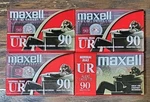 Maxell UR-90 Blank Audio Cassette 4 Tapes!!! Min Normal Bias New Sealed. Fixed Price $9.99.