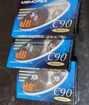 Memorex Db C90 Audio Blank Cassettes Lot Of 3 Normal Position Type 1 Sealed New. Fixed Price $20.26.