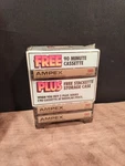 Of 3 Ampex ELN-90 Usa Blank Cassette Tape (sealed) With Stackette Rack. Fixed Price $19.99.