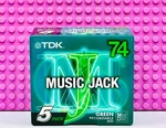 Md Tdk Music Jack Mj 74 Pack Green Blank Mini Discs (5) (sealed). Fixed Price $45.99.