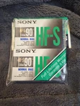 Sony Hf-s 90 Cassette Tape- Minutes Sealed Of 2. Fixed Price $33.95.
