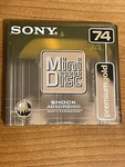 New Sony Premium Gold Minidiscs 74 Minute Label**. Fixed Price $8.00.