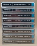 Lot Of 8 Ampex 472 C-10 Cassette Tapes Normal Bias Type New Sealed. Fixed Price $54.95.
