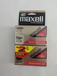 Maxell Vhs-c Hgx Gold Camcorder Tapes TC-30 62M 2-PACK Sealed. Fixed Price $19.99.