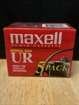 Maxell Audio Cassette Tapes 5 Pack Normal Bias Ur 90 Min Iec Type 1 New Sealed. Fixed Price $9.99.
