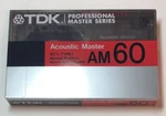 Tdk Professional Master Series Acoustic Cassette Tape AM60 Nos Sealed Vtg. Fixed Price $9.99.