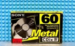 Sony Cdix Iv Metal 60 1994 Japan Blank Cassette Tape (1) (sealed). Fixed Price $30.59.