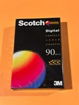 Scotch - Digital Compact Cassette (90 Min) Sealed. Fixed Price $19.99.