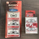 Sony Microcassette 3 Pack MC-60 Minutes New Panasonic 2. Fixed Price $15.56.