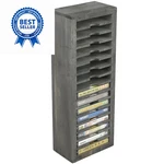 Mygift 16 Slot Cassette Tapes Tower, Vintage Gray Solid Medium,. Fixed Price $42.77.