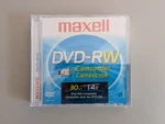 Maxell Dvd-rw Camcorder Blank Disc 30 Min (1.4 Gb) 2-PACK New Sealed. Fixed Price $10.89.