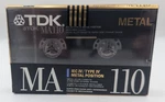 Tdk MA110 Metal Bias Type Iv Blank Cassette Tape. Fixed Price $19.99.