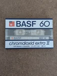 Basf 60 Chromdioxid Extra Ii Cr-e Blank Audio Cassette New Sealed. Fixed Price $14.99.
