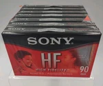 Sony 90 7-PACK Blank Audio Cassettes Recordable Brand New High Fidelity Tape. Fixed Price $10.00.