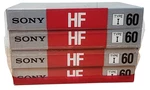 4 Pack Sony Audio Cassette Tapes High Fidelity Minutes New Sealed C-60HFC. Fixed Price $12.59.