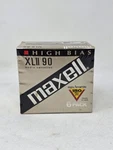 Maxell High Bias Xlii 90 Min. Blank Cassette Tapes, Sealed, 6 Pack, Nos. Fixed Price $54.99.