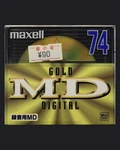 Maxell Gold Gmd Blank Minidisc. Fixed Price $13.49.