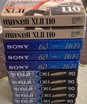 Maxell Sony Fuji Blank Recordable Audio Cassette Tapes Xlii 110 60 90 Min. Fixed Price $35.00.