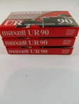 Maxell Ur 90 Normal Bias Audio Cassette Tapes - 3 Pack New Sealed. Fixed Price $5.61.