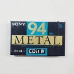 Sony Cdit Iv 94 Metal Cassette Tape Sealed New Vintage Nos Japan. Fixed Price $29.99.