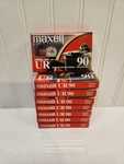 Maxell Audio Normal Bias Ur 90 Minute - 8 Single Cassettes New. Fixed Price $13.95.