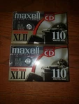 Maxell Audio Cassette High Bias Xlii 110 Minutes Lot Of 2 - Ideal For Cd. Fixed Price $14.54.