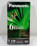 Panasonic T-120 Vhs Tape Blank Cassette Video NV-T130AST Sealed. Fixed Price $5.99.