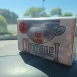 Maxell Cd Capsule 46 Japan Type I Blank Cassette Tape (2 Pack) (sealed). Fixed Price $24.98.