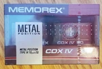 New! Memorex Cdx Iv Metal Blank Bias Cassette Tape - Sealed In Wrapper. Fixed Price $38.99.