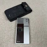 Vintage Norelco Iii Mini Cassette Recorder Silver Brown Case Parts Only. Fixed Price $29.99.
