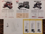 Rko Cassette Brochures, Ultrachrome, Broadcast I, Xd, Review By High Fidelity. Fixed Price $7.50.