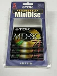 New Lot Of 3 Tdk MD-SG74 Discs Recordable Disks W/ Case. Fixed Price $25.00.