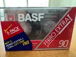 Basf Ferro Extra 90 Minute Blank Cassette Tape 6 Pack New Sealed. Fixed Price $21.95.