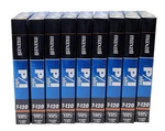 Maxell P/i Plus T-120 Video Cassette Blank Tapes Sealed Lot Of 9 T2688. Fixed Price $44.99.